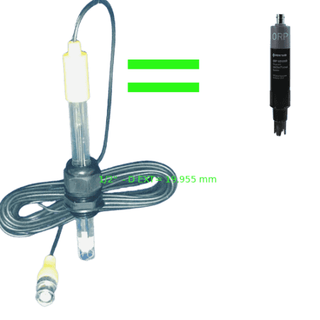 Sonde ORP Or Pour Piscine - Électrode De Remplacement Avec Solution 475mV